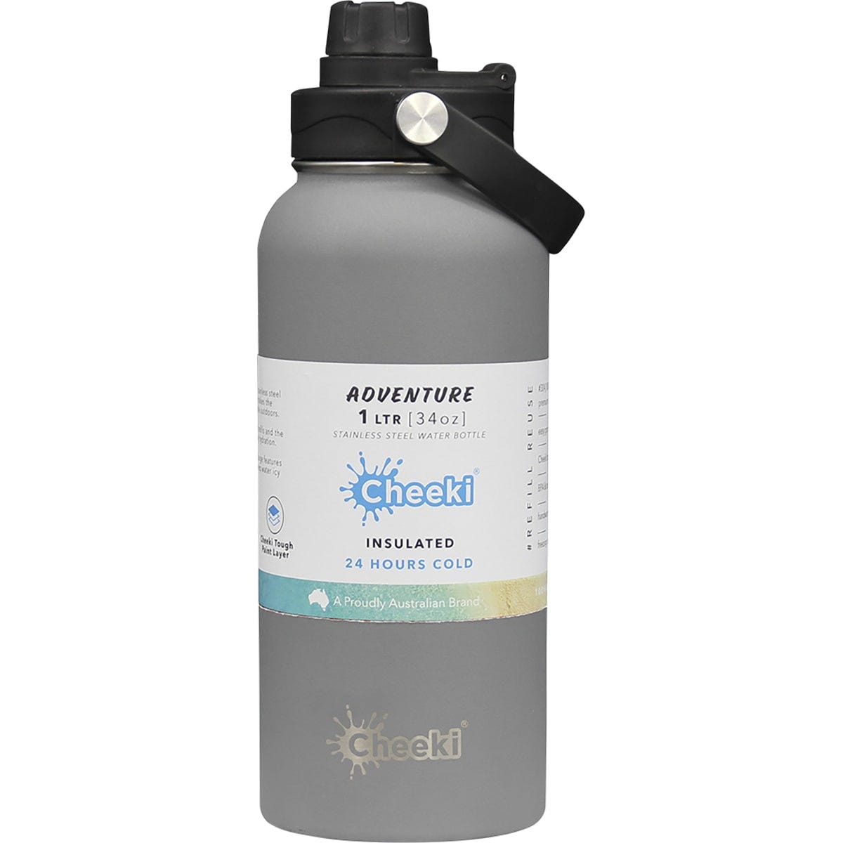 Insulated Adventure Stainless Steel Bottle Slate