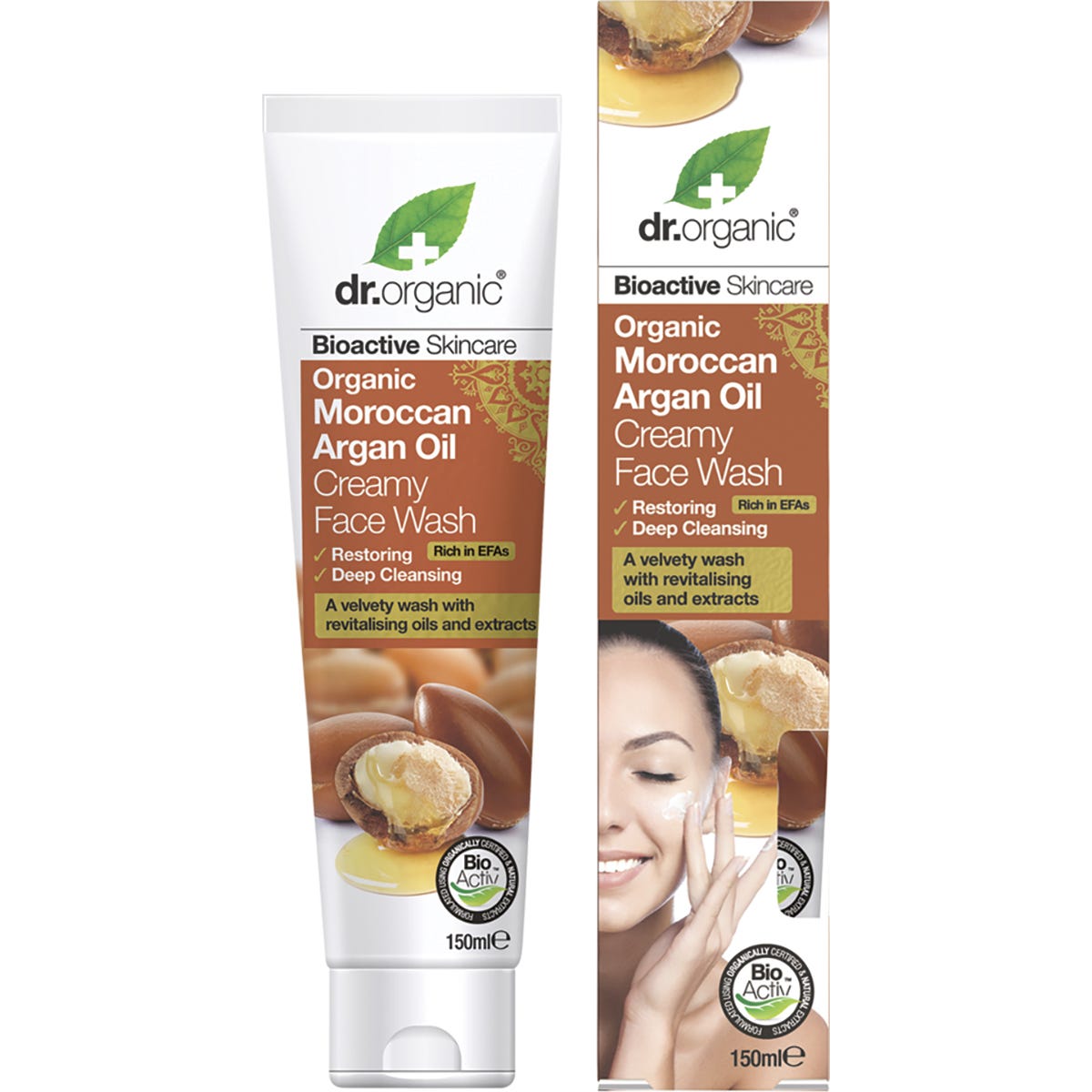 Creamy Face Wash Organic Moroccan Argan Oil