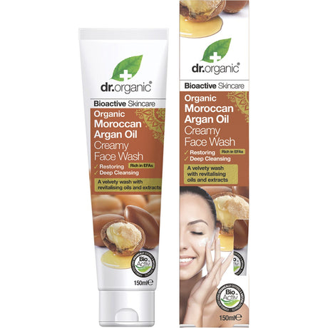 Creamy Face Wash Organic Moroccan Argan Oil