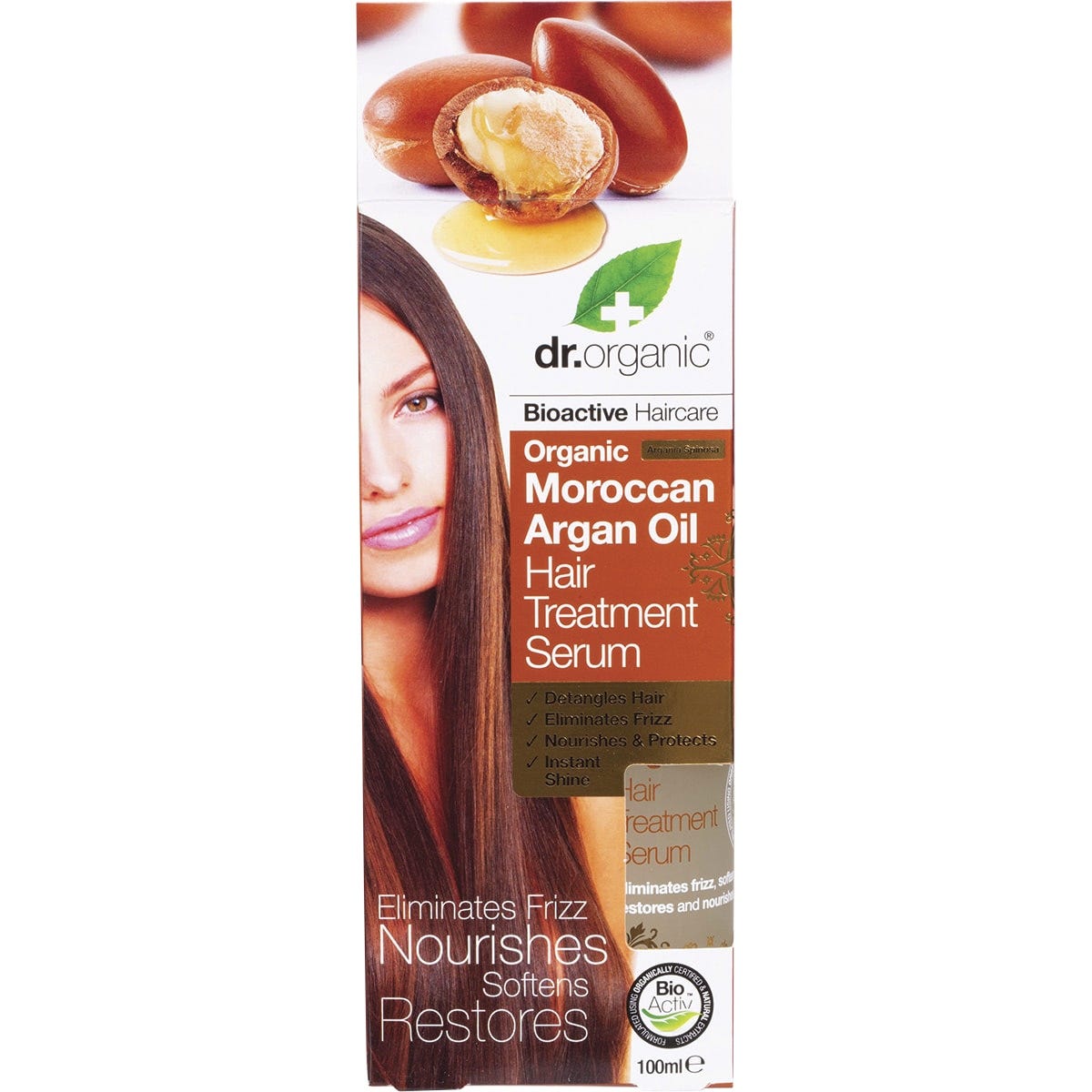 Dr Organic Hair Treatment Serum Organic Moroccan Argan Oil