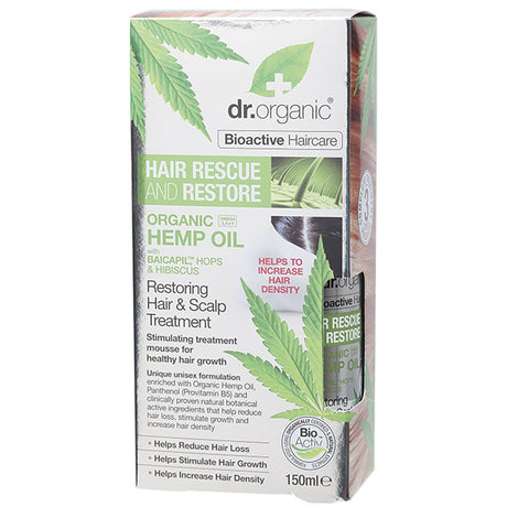 Hair & Scalp Treatment Restoring Organic Hemp Oil