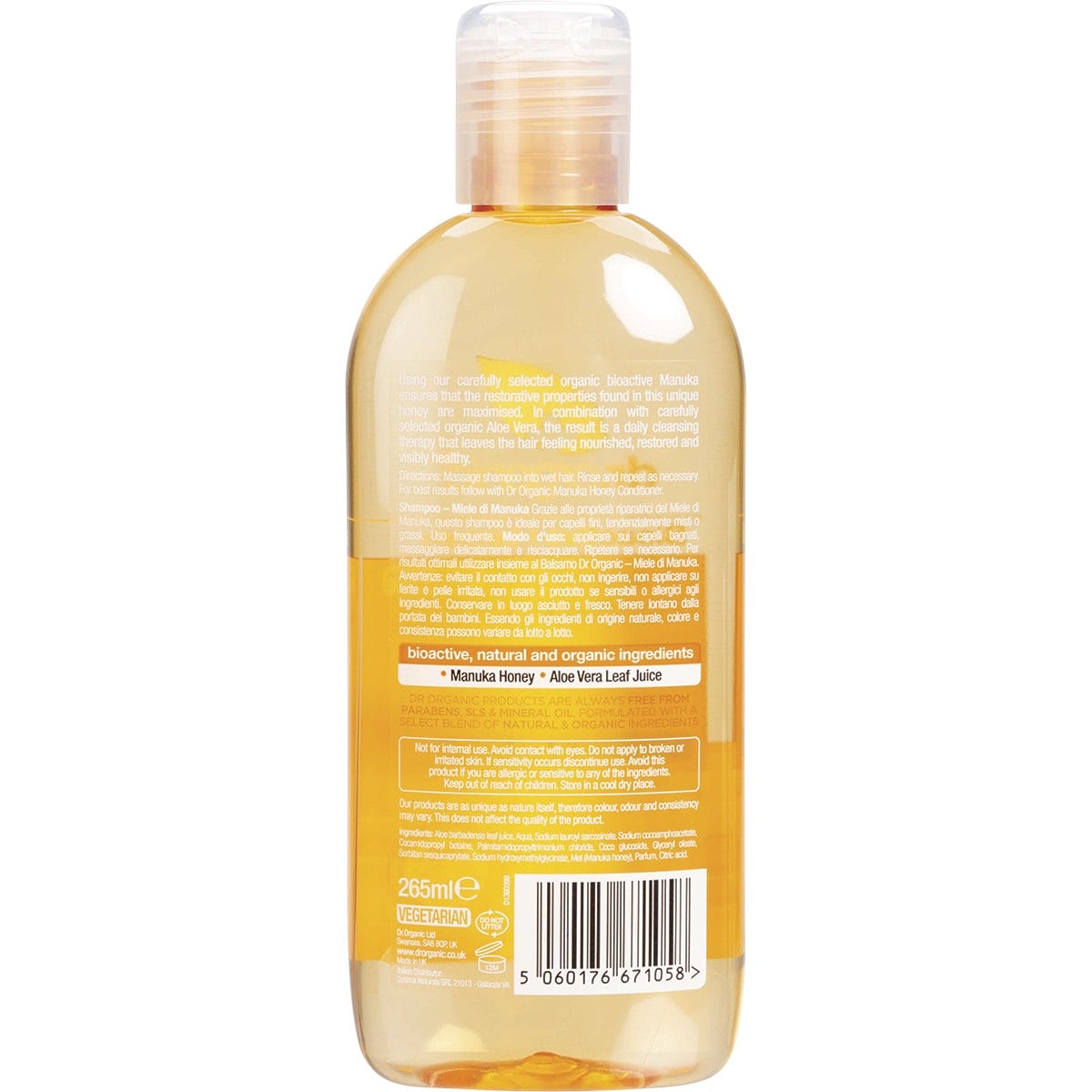 Dr Organic Shampoo Organic Manuka Honey