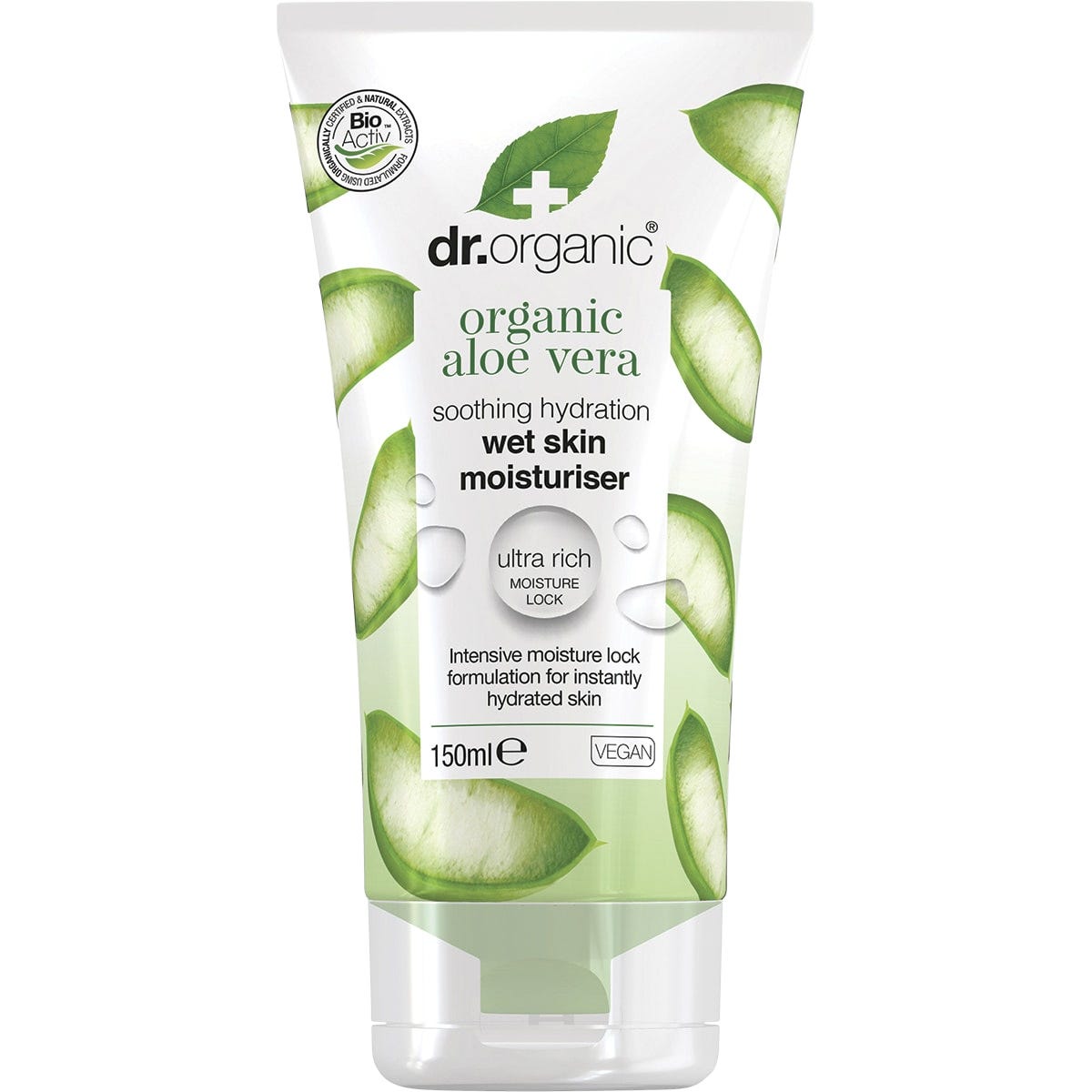 Wet Skin Moisturiser Organic Aloe Vera