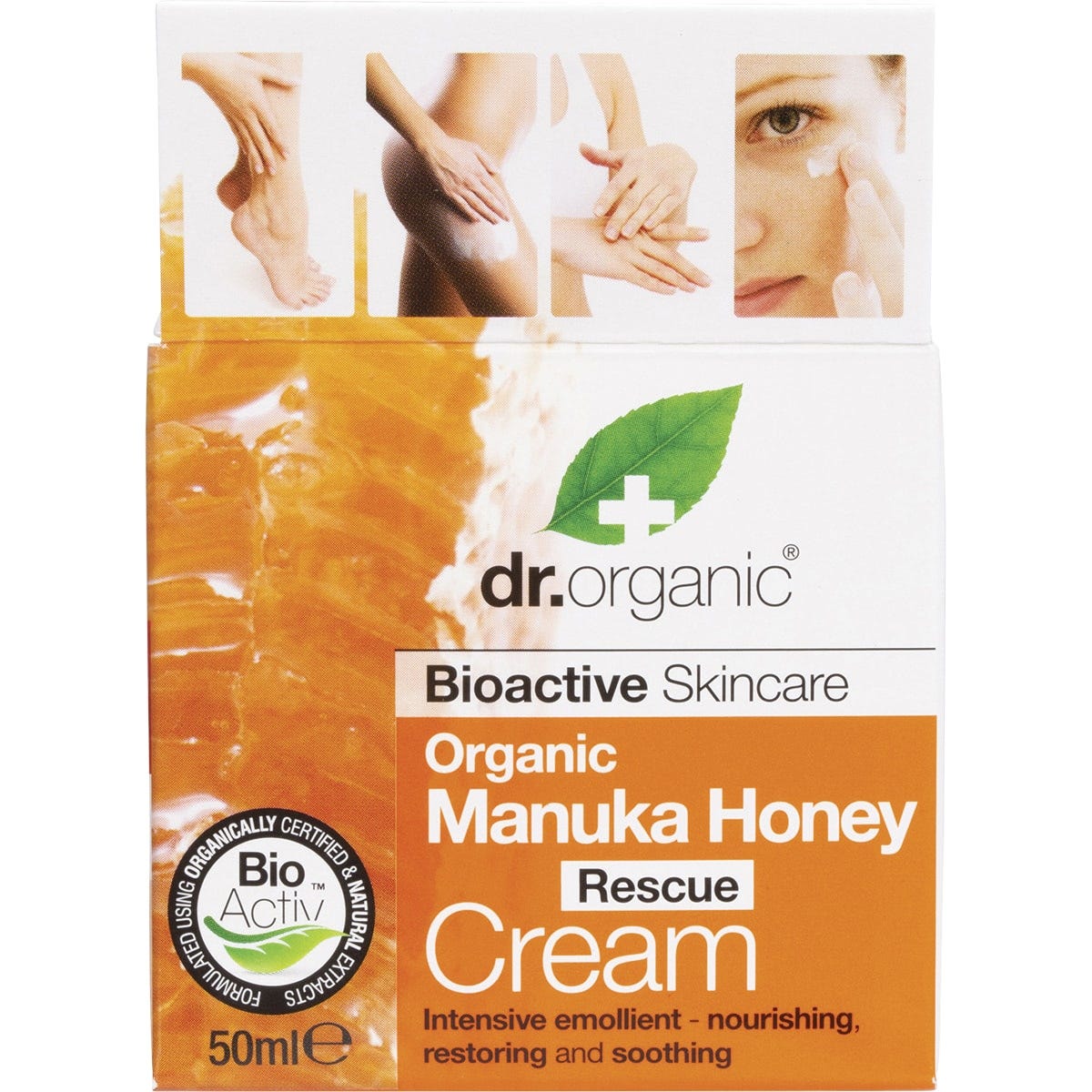 Dr Organic Rescue Cream Organic Manuka Honey