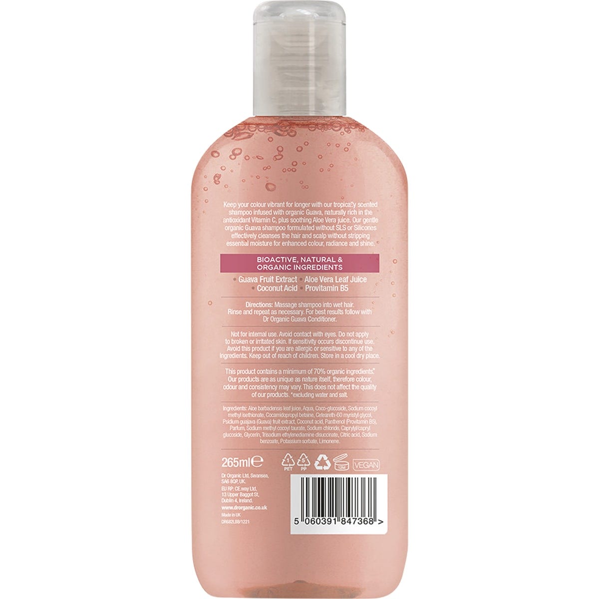 Dr Organic Shampoo Organic Guava