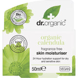 Dr Organic Fragrance Free Skin Moisturiser Organic Calendula