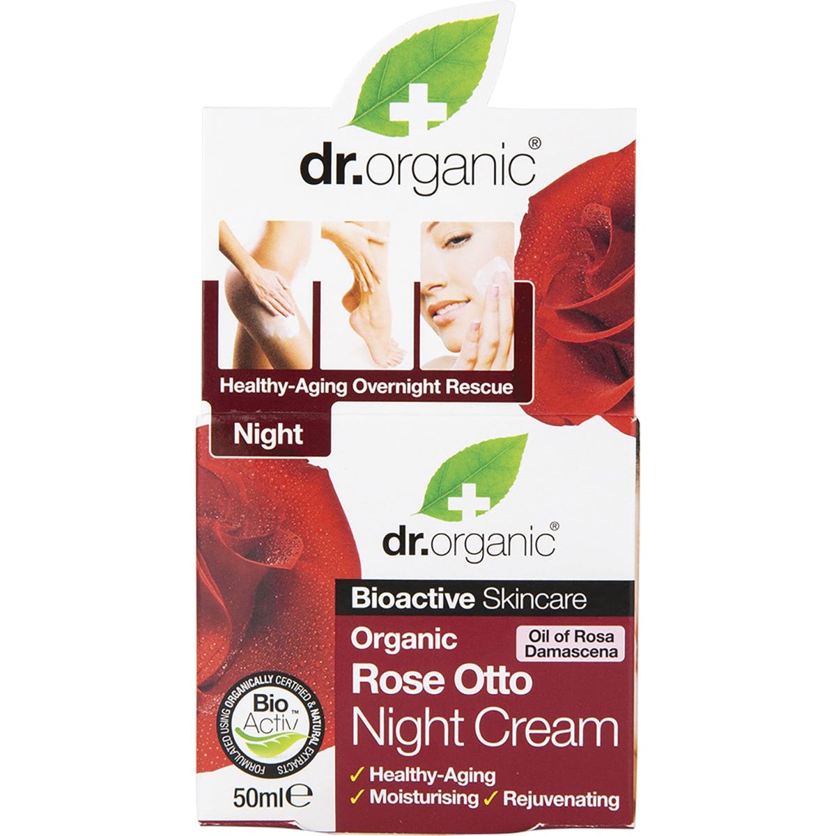 Dr Organic Night Cream Organic Rose Otto