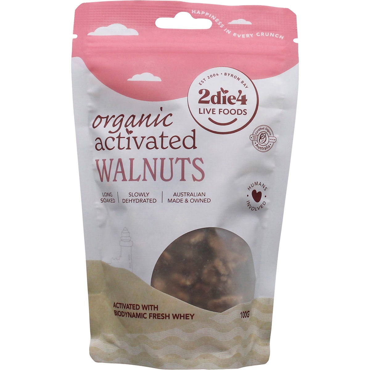 Organic Activated Walnuts Activated with Fresh Whey