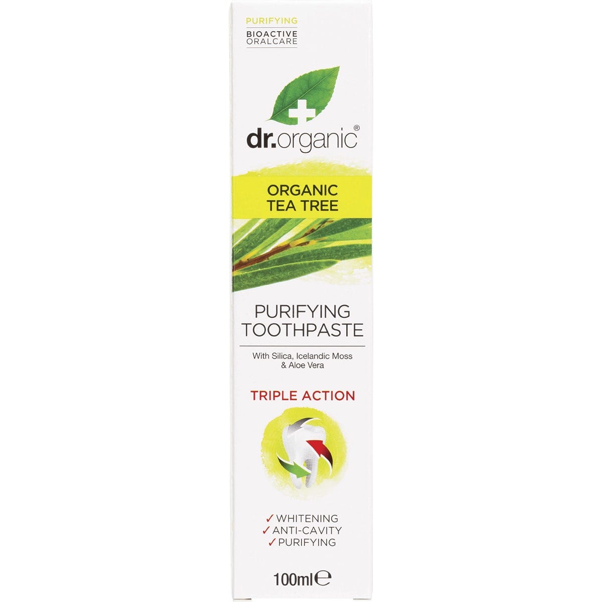 Dr Organic Toothpaste Purifying Organic Tea Tree