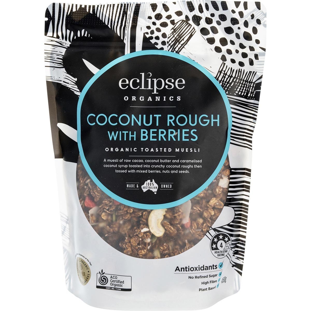 Organic Muesli Coconut Rough with Berries