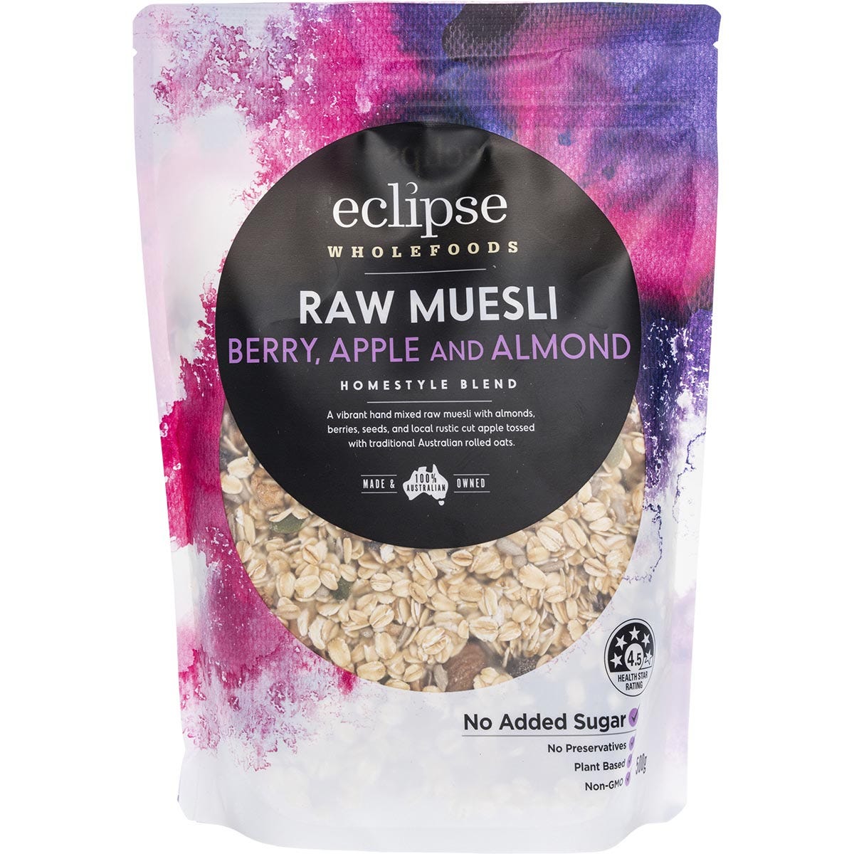 Raw Muesli Homestyle Blend Berry, Apple & Almond