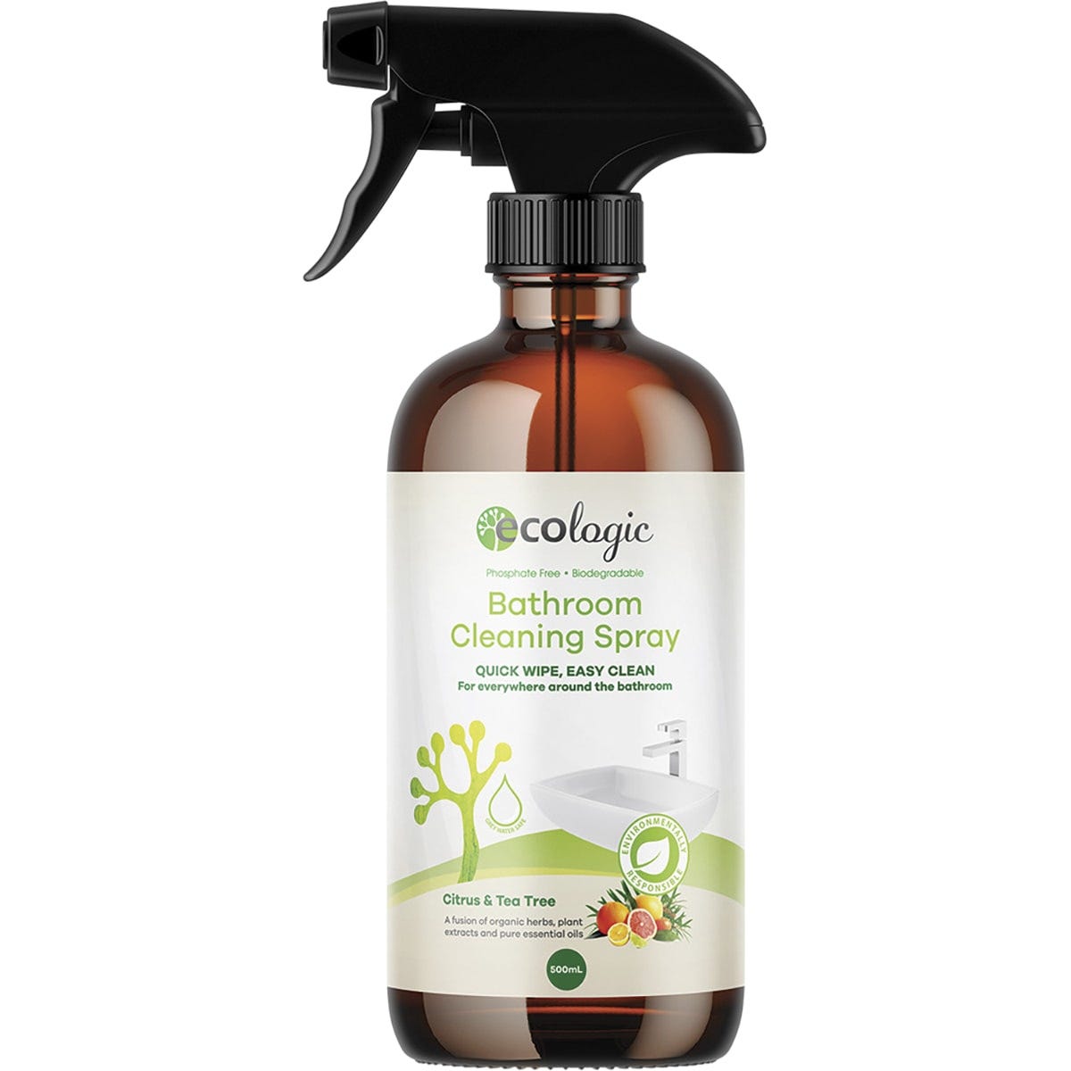 Bathroom Cleaning Spray Citrus & Tea Tree