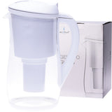 Gentoo Glass Water Filter Jug White