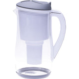 Ecobud Gentoo Glass Water Filter Jug Grey & White