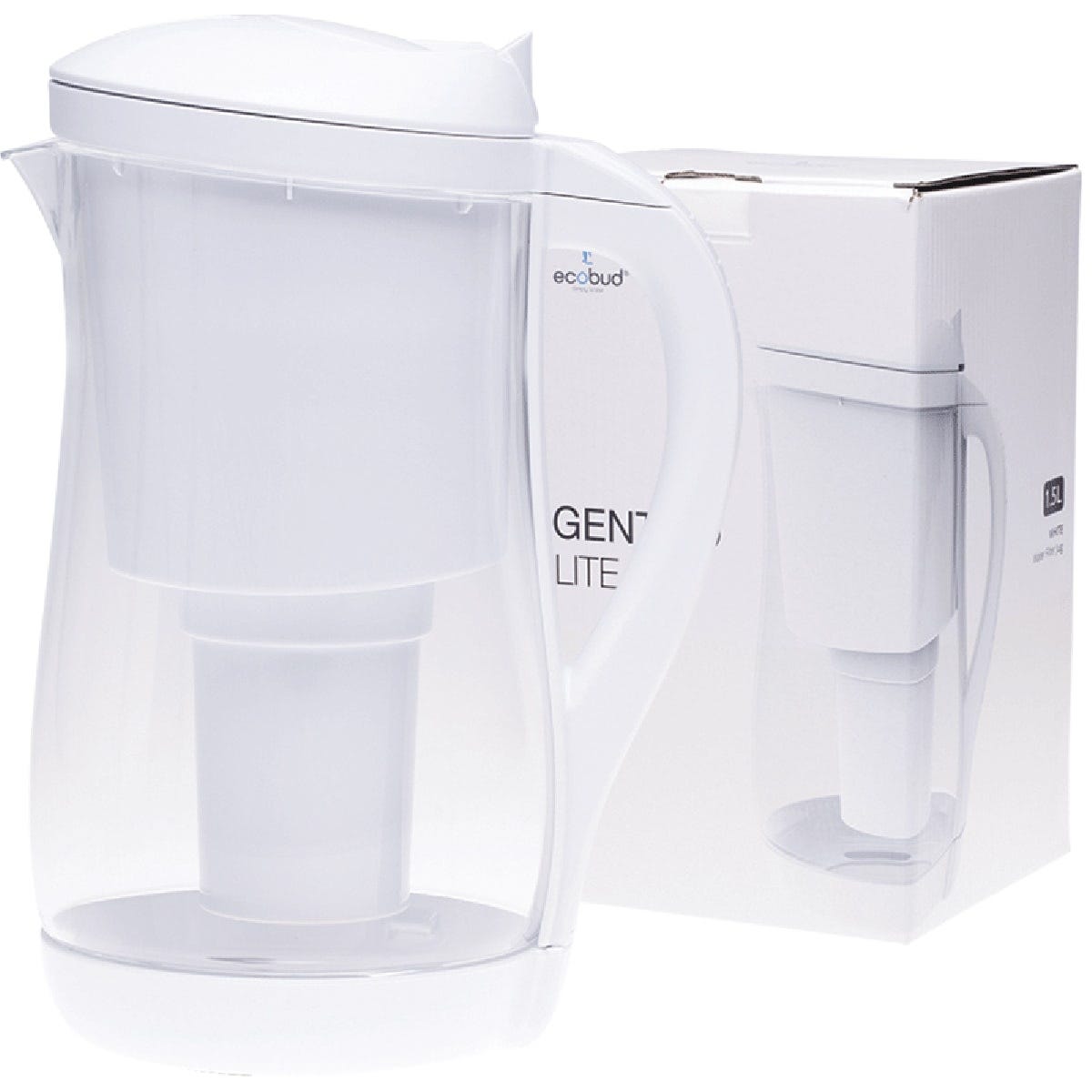 Gentoo Plastic Water Filter Jug White