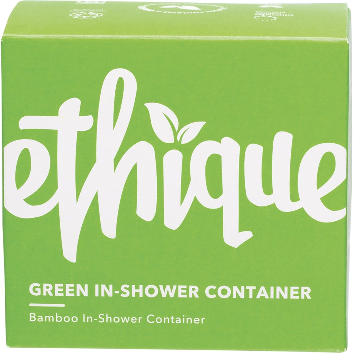 Ethique Bamboo & Cornstarch Shower Container Green