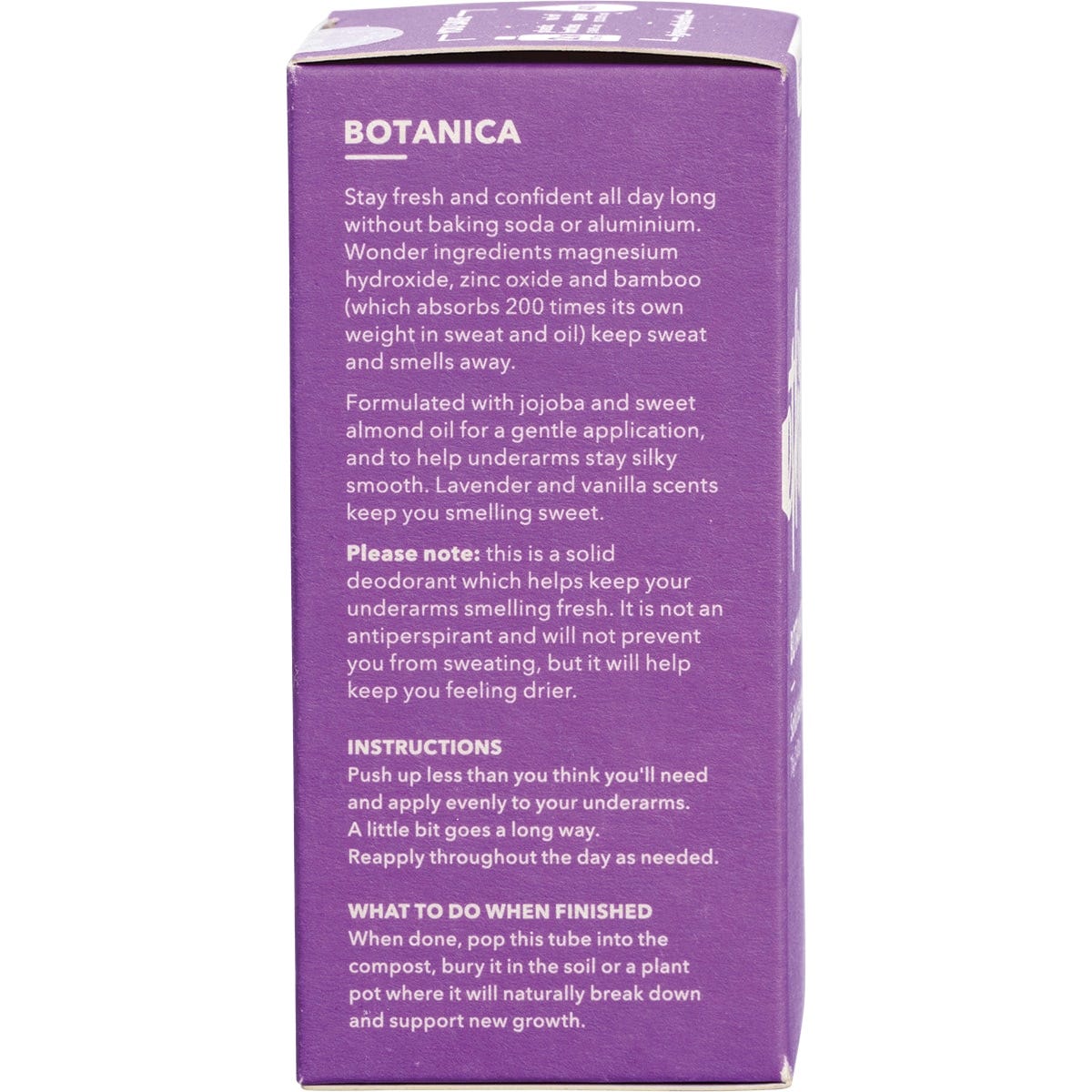 Ethique Solid Deodorant Stick Botanica