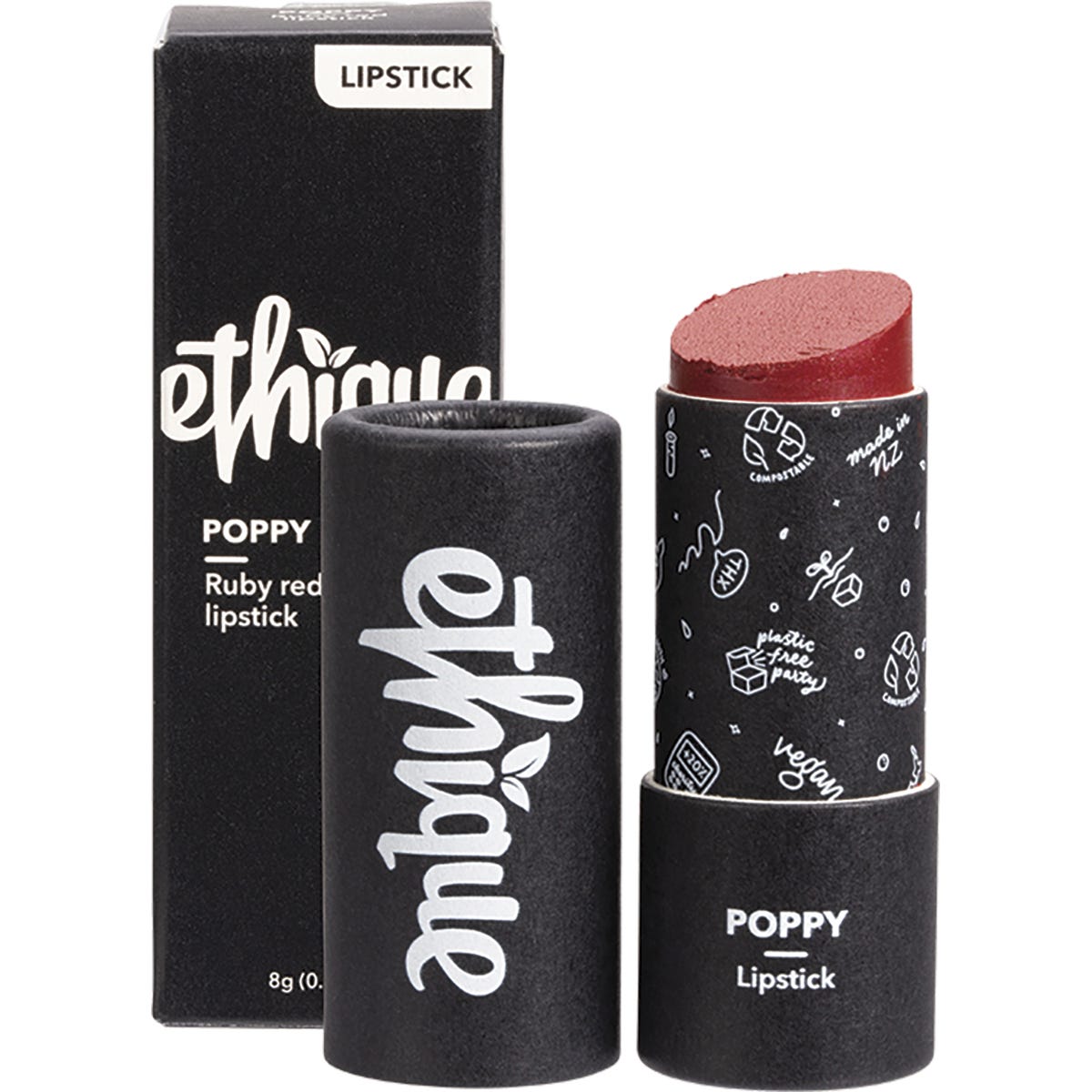 Lipstick Poppy Ruby Red