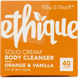 ETHIQUE Solid Cream Body Cleanser Orange & Vanilla