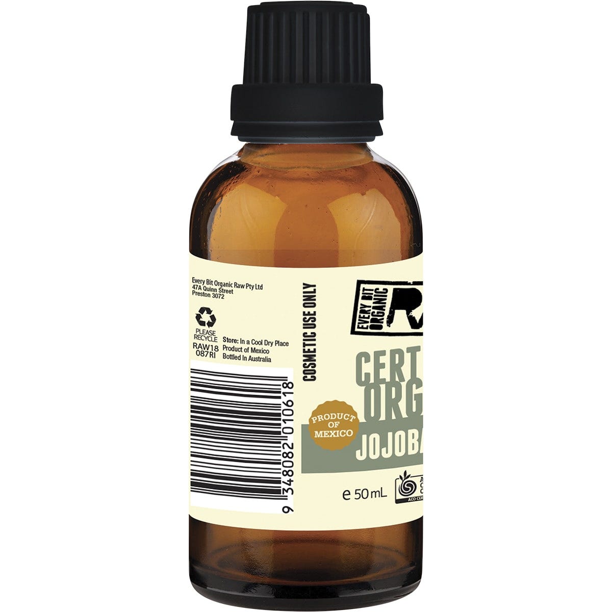 Every Bit Organic Raw Jojoba Oil