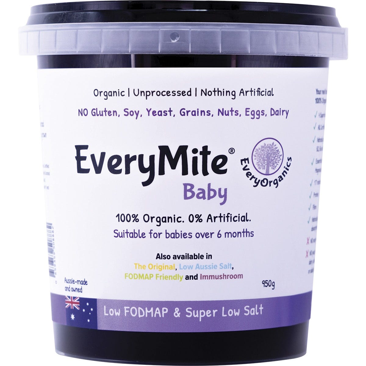 EveryMite Baby Low FODMAP & Super Low Salt