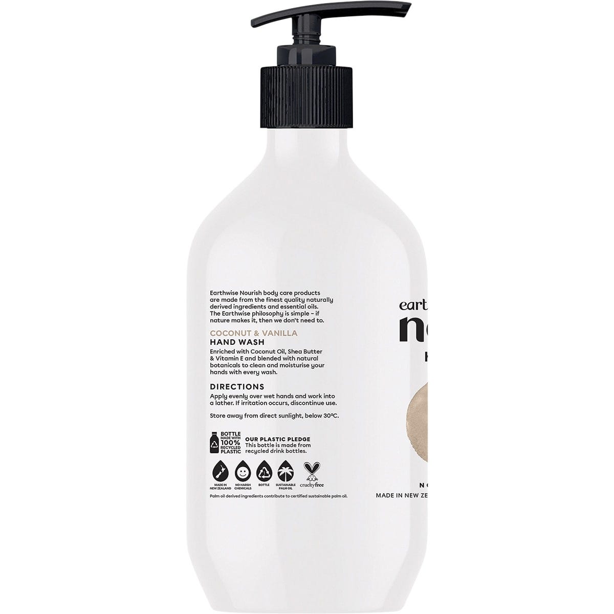 Earthwise Nourish Hand Wash Coconut & Vanilla