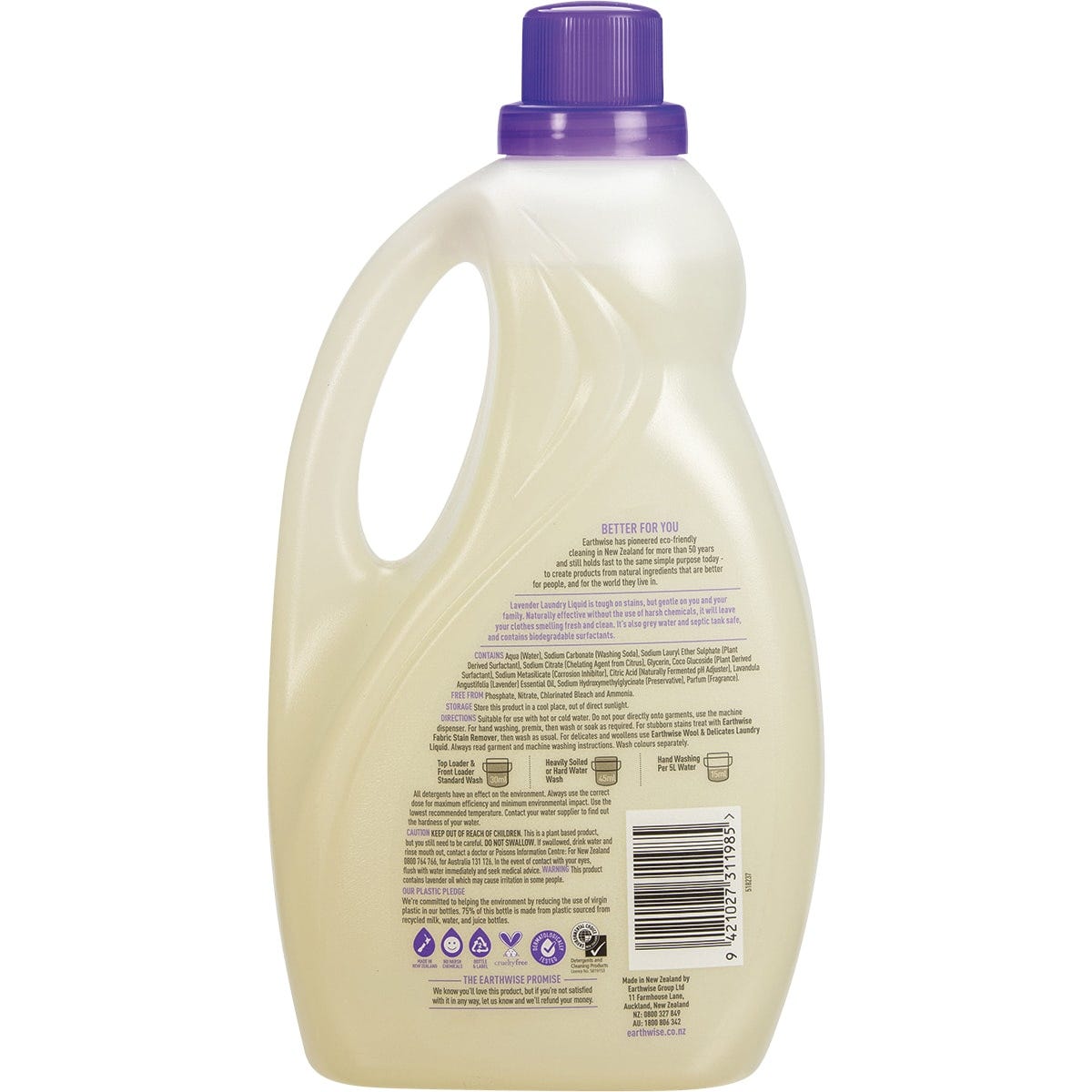 Earthwise Laundry Liquid Lavender