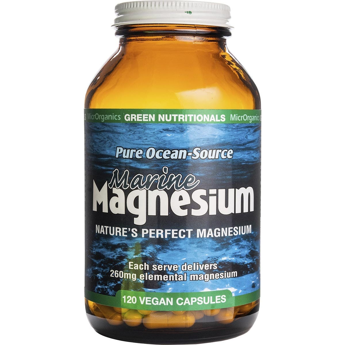 Marine Magnesium Vegan Capsules 260mg