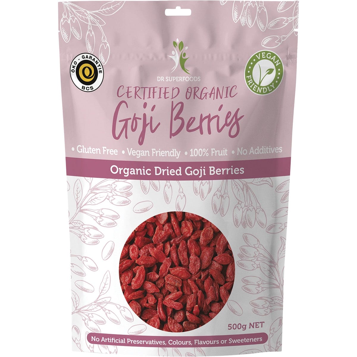 Dried Goji Berries Certified Organic