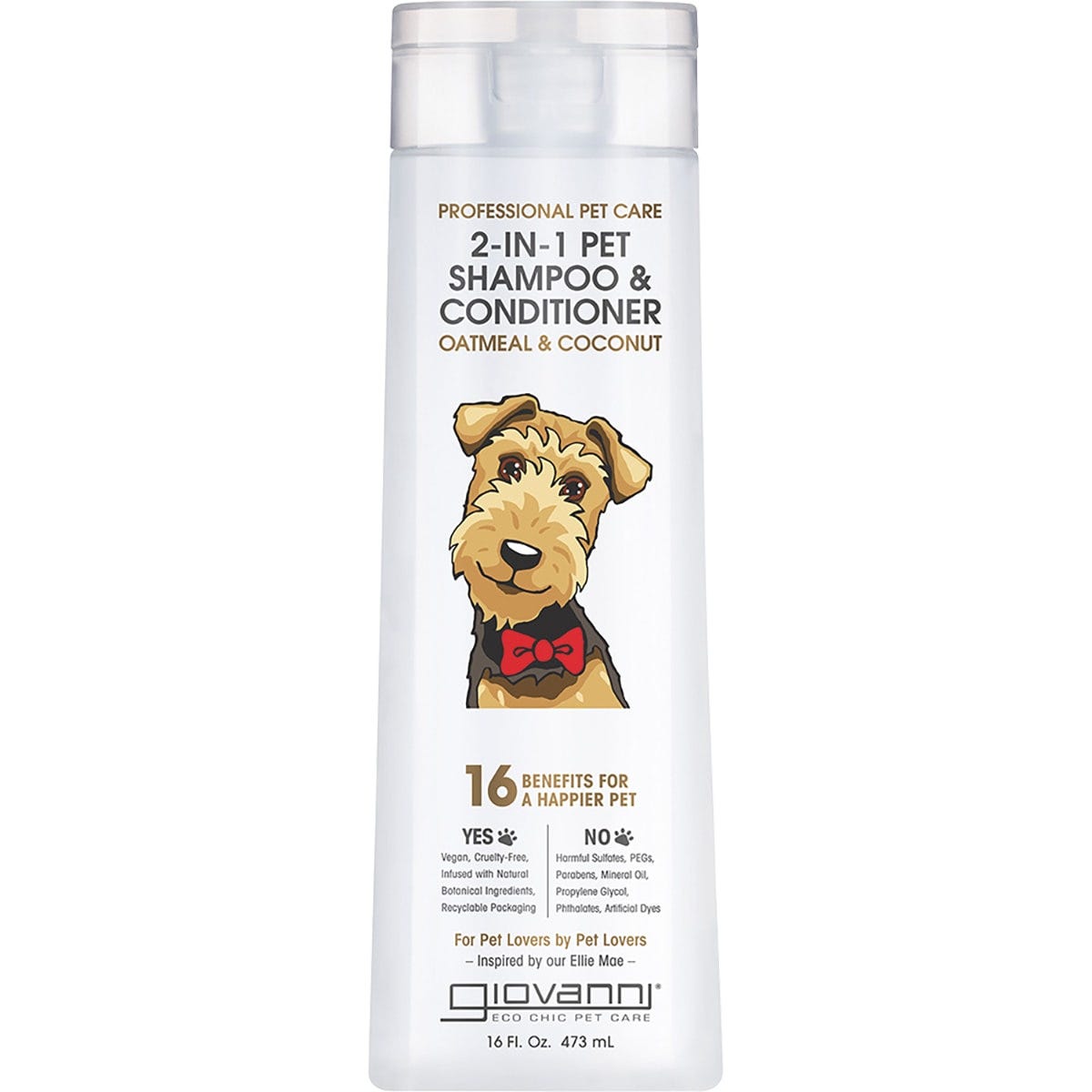 2-in-1 Pet Shampoo & Conditioner Professional Pet Care