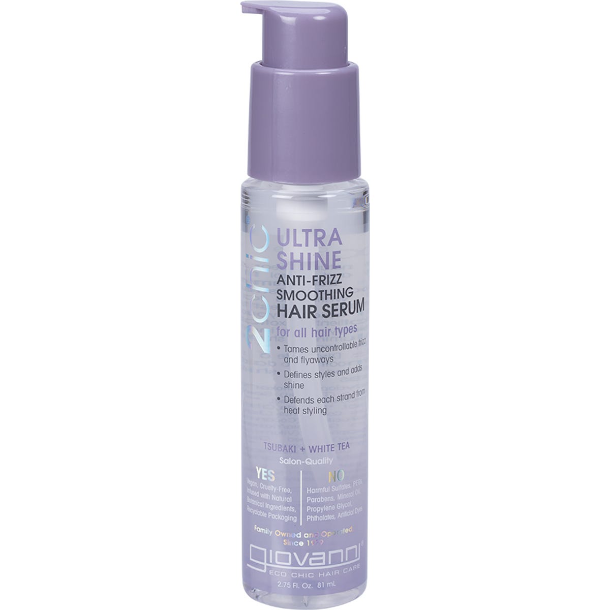 Anti-Frizz Smoothing Hair Serum Ultra Shine All Hair