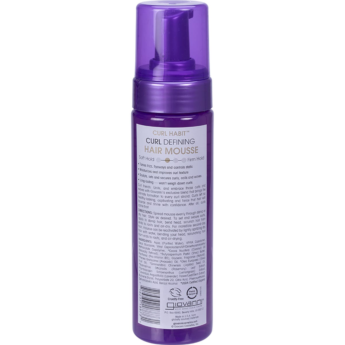 Giovanni Hair Mousse Curl Habit Curl Defining