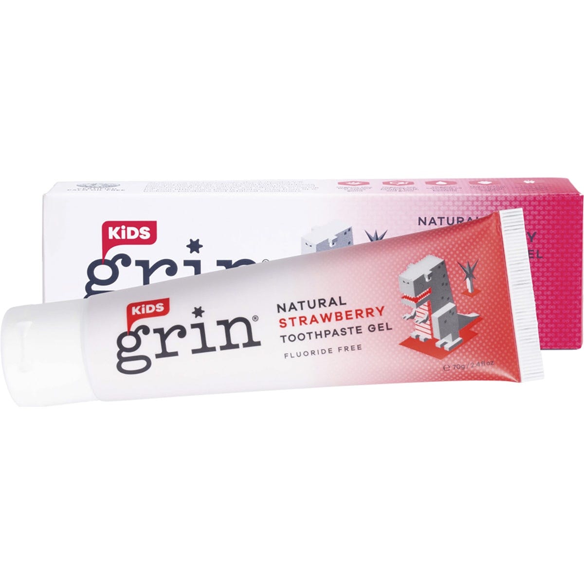 Grin Toothpaste Kids Strawberry – Mega Health Warehouse