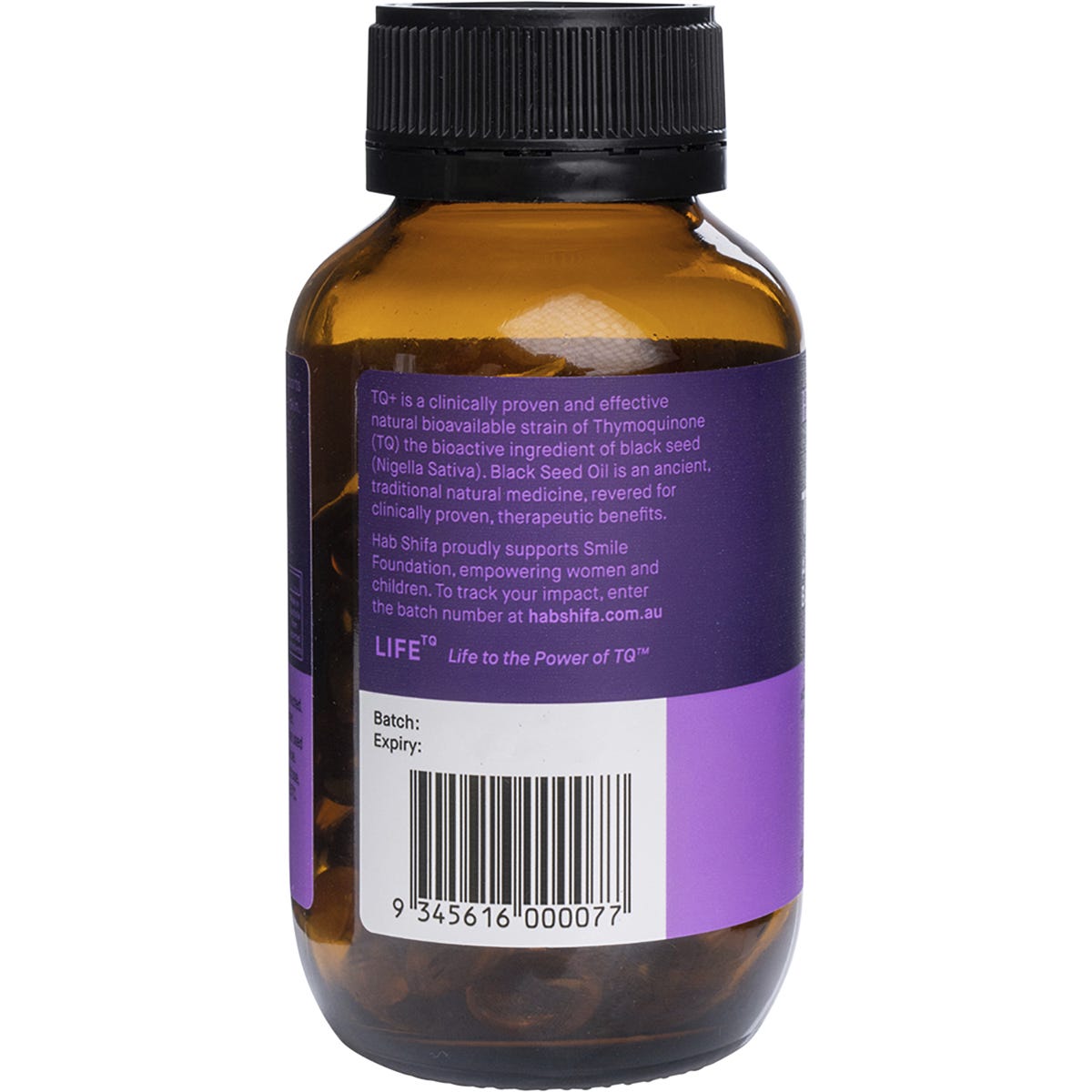 Hab Shifa TQ+ Activated Black Seed Oil Vegecapsules