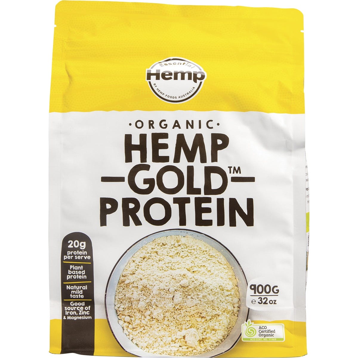 Organic Hemp Gold Protein Contains Omega 3, 6 & 9