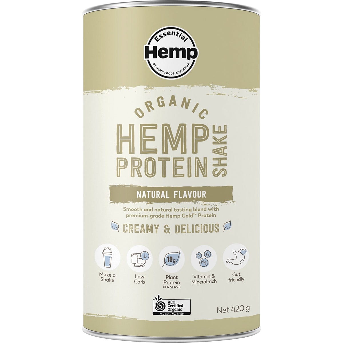 Organic Hemp Protein Natural