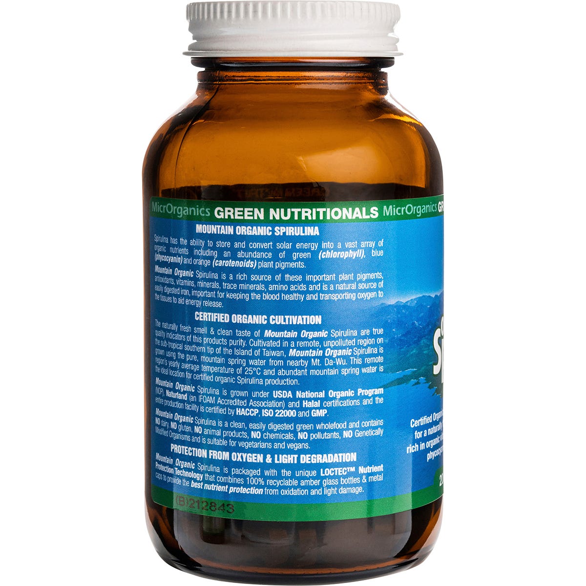 Green Nutritionals Hawaiian Pacifica Spirulina Powder