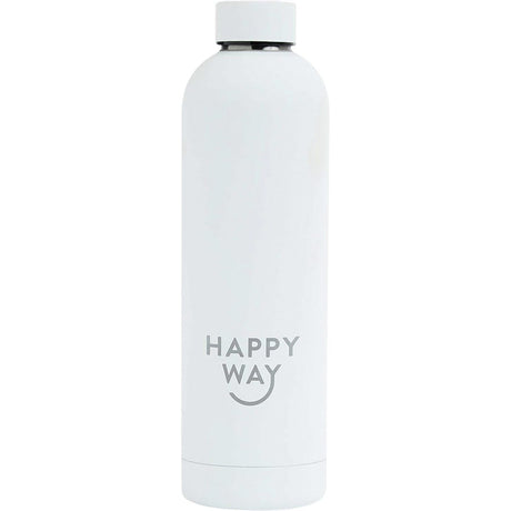 Insulated Stainless Steel Bottle White Matte