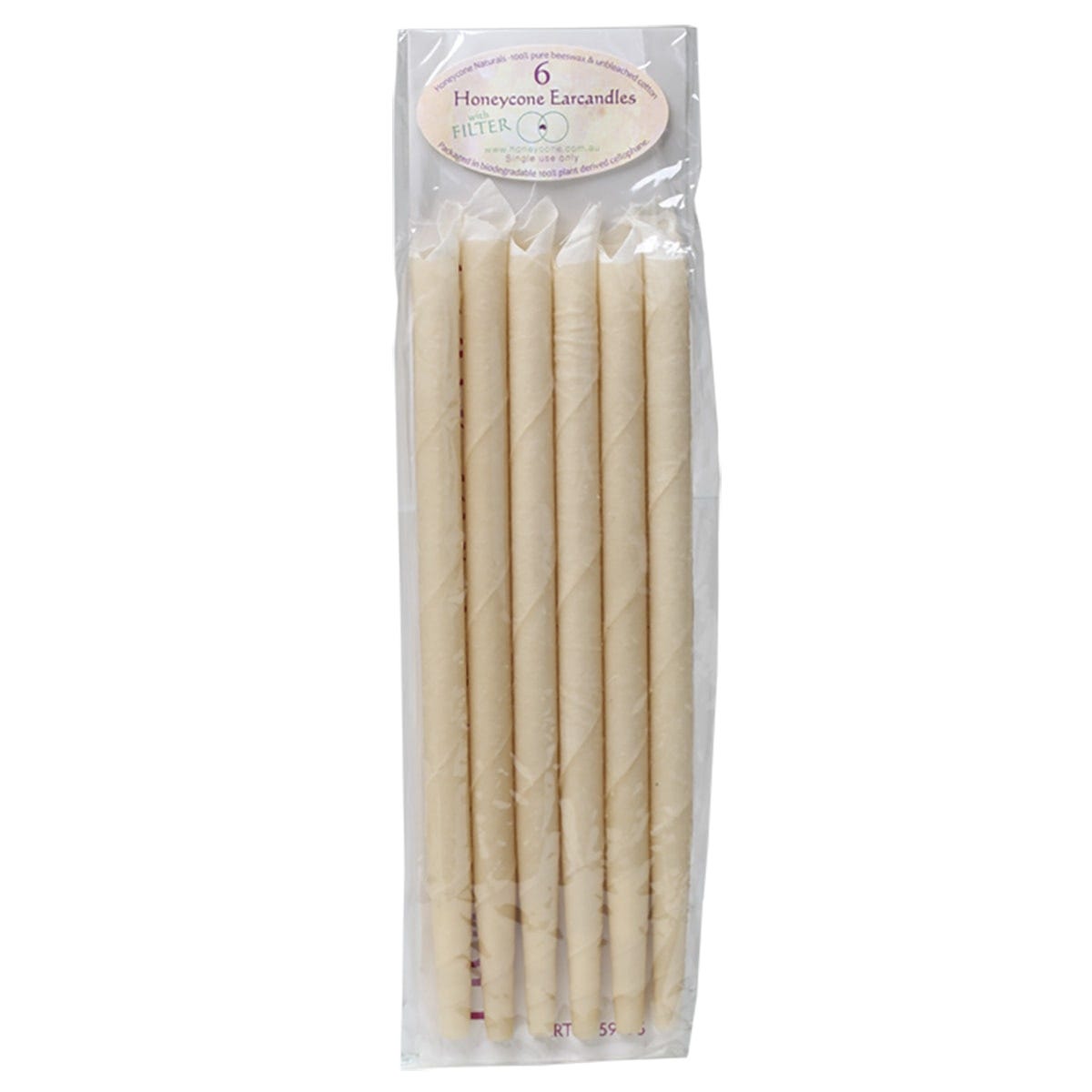 Ear Candles with Filter 100% Unbleached Cotton