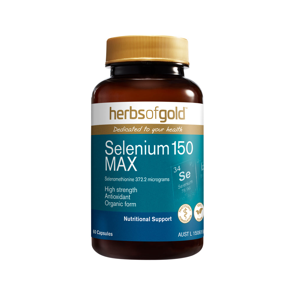 Herbs of Gold Selenium 150 MAX 60 Capsules – Mega Health Warehouse