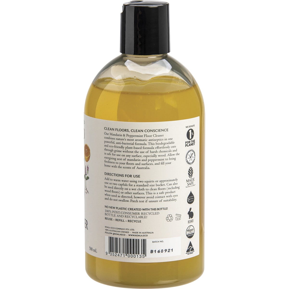 Koala Eco Floor Cleaner Mandarin & Peppermint