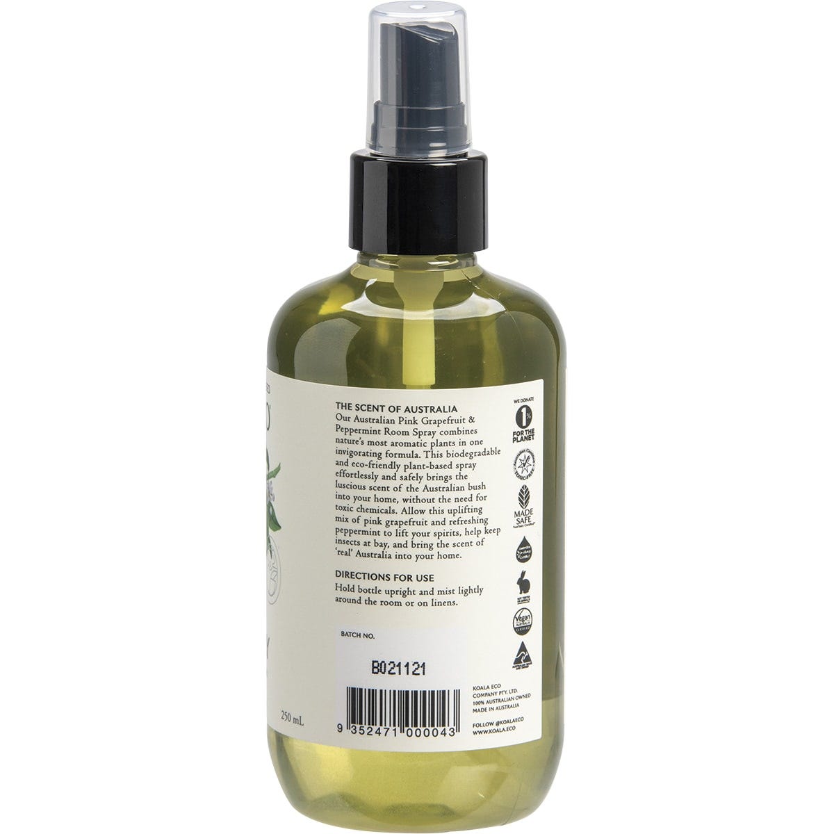 Koala Eco Room Spray Pink Grapefruit & Peppermint