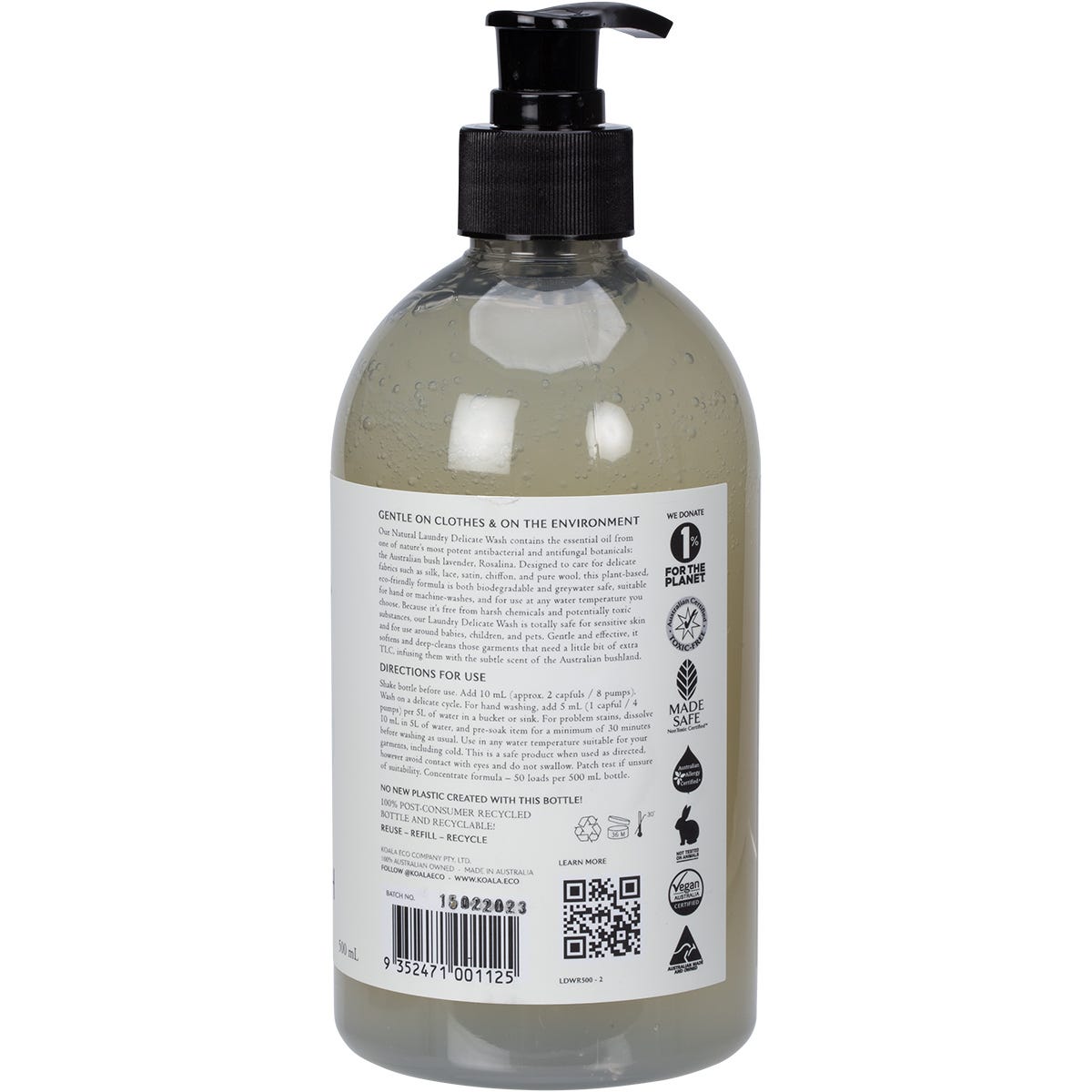 Koala Eco Laundry Delicate Wash Rosalina Essential Oil