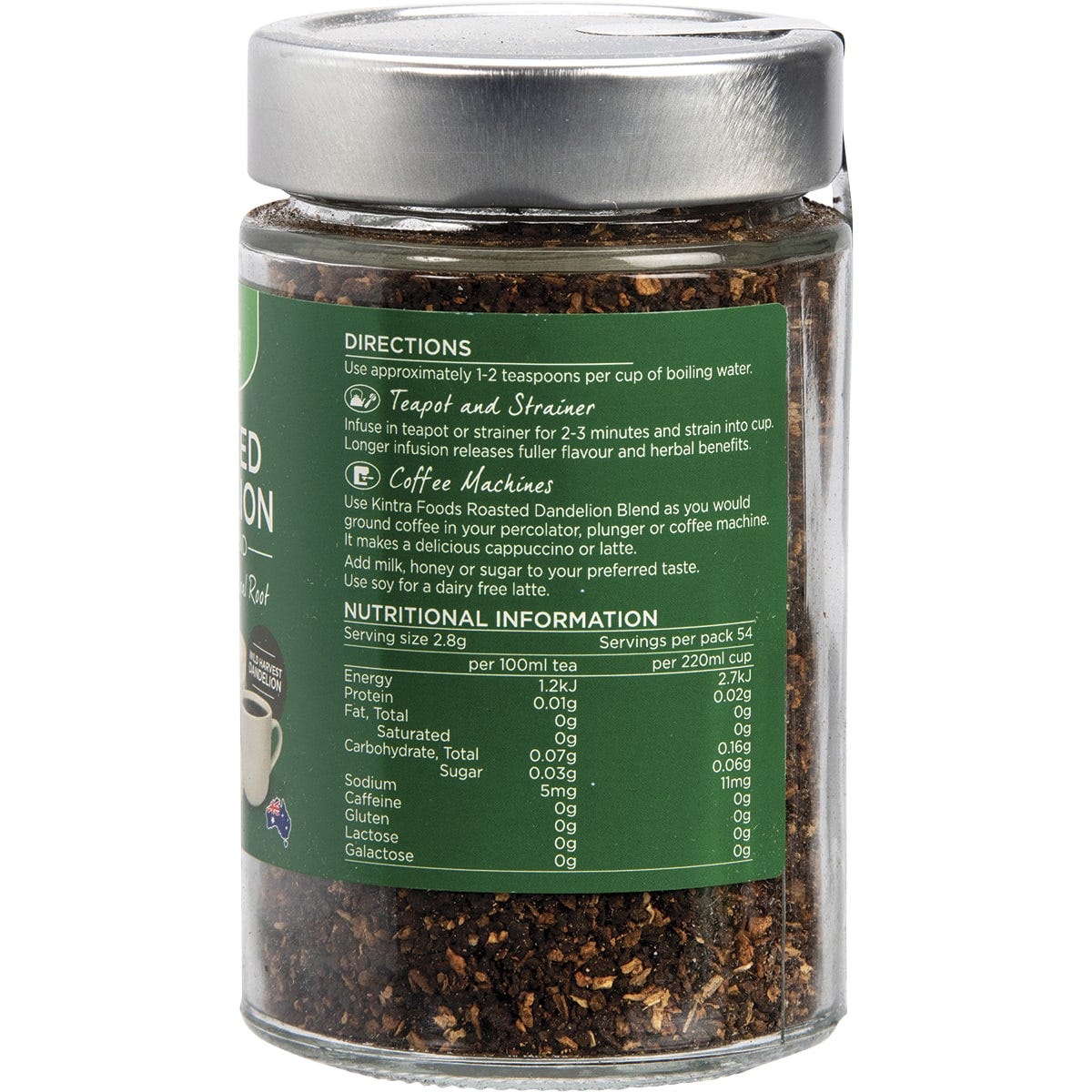 Kintra Foods Roasted Dandelion Blend Granular