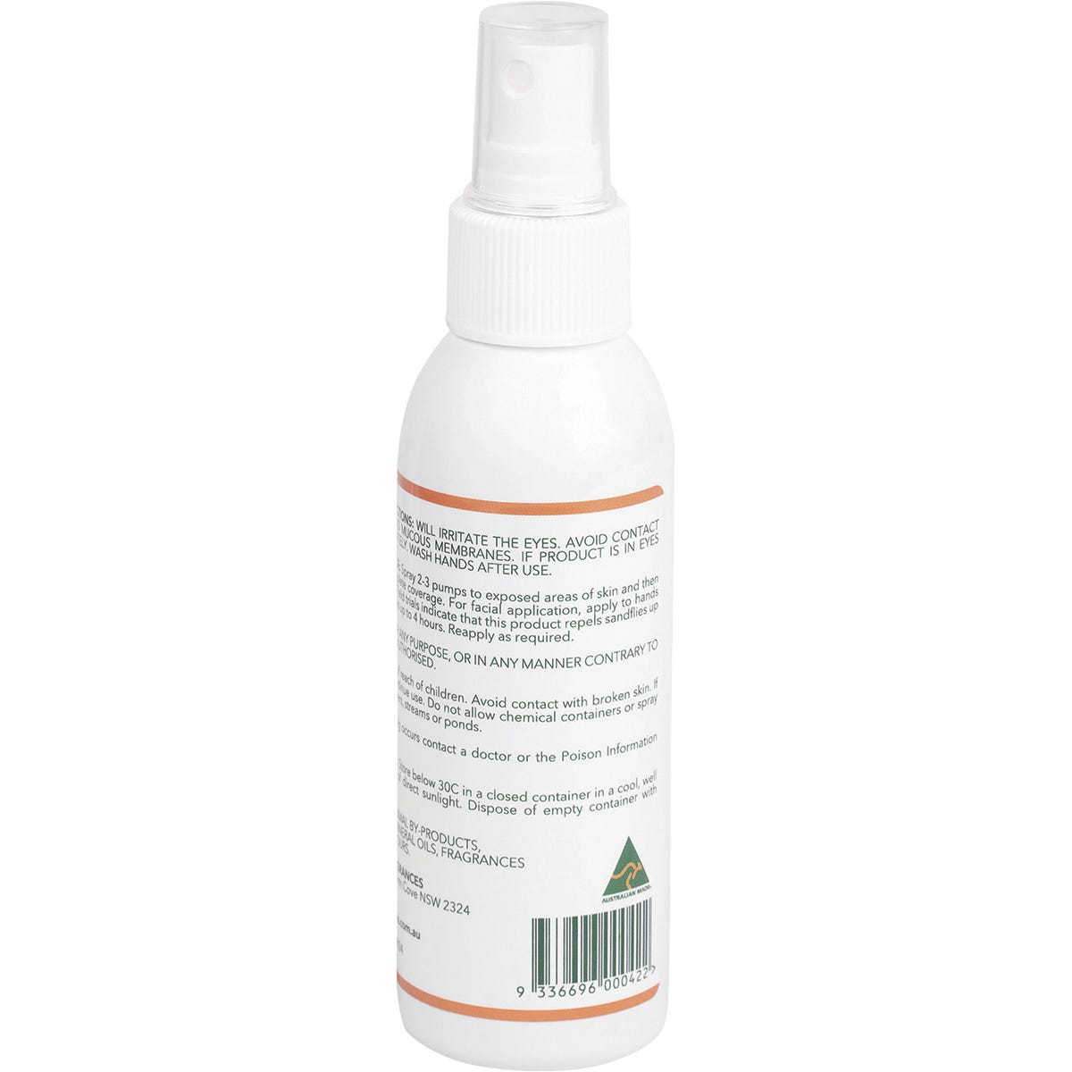 Lemon Myrtle Fragrances Mozzie & Sandfly Repellent