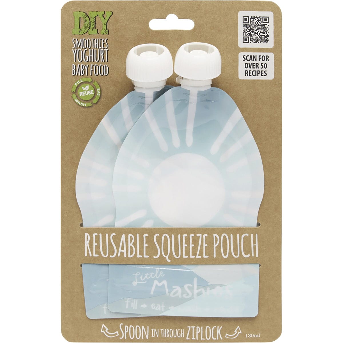 Reusable Squeeze Pouch Sun