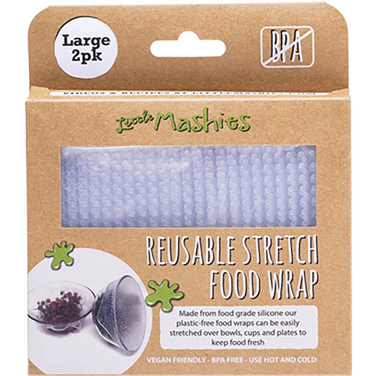 Reusable Stretch Silicone Food Wrap L (25cm x 25cm)