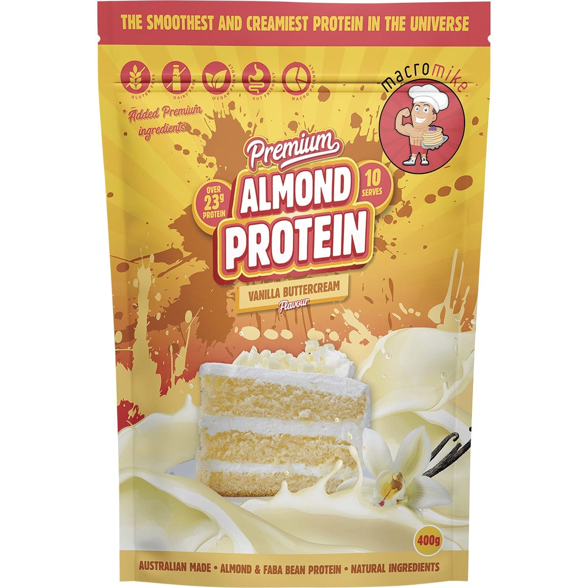 Premium Almond Protein Vanilla Buttercream