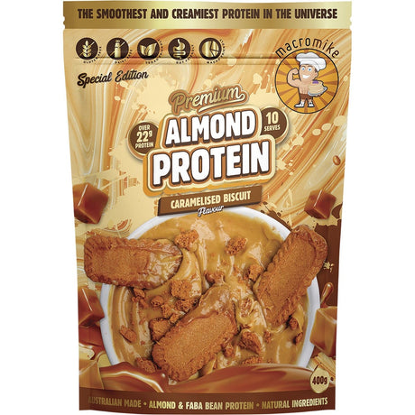 Premium Almond Protein Caramelised Biscuit