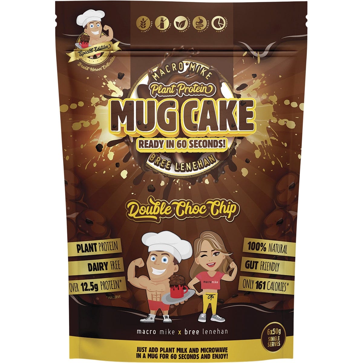 Mug Cake Mix Plant Protein Double Chip Choc